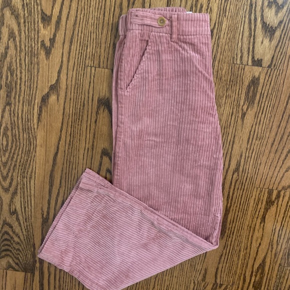 Zara - Pink velvet dress pants - Picture 1 of 4